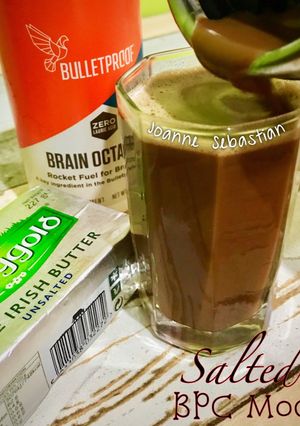 Foto resep Salted BPC Moca #Ketopad_cp_minumanketo