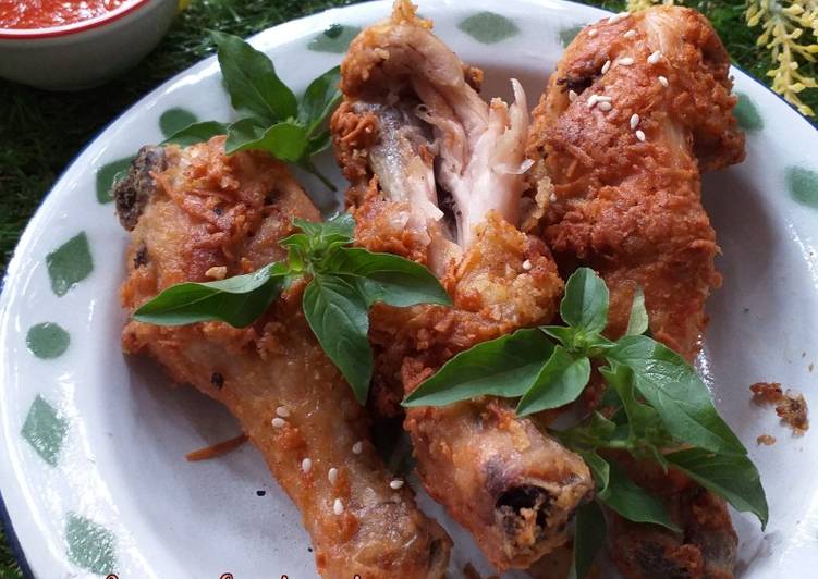 Resep @MANTAP 21. Ayam keriting Keju masakan rumahan simple