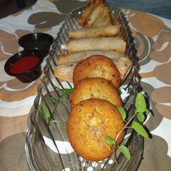 A picture of Chicken shami kabab.