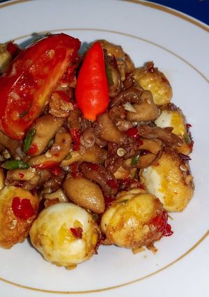 Foto resep Puasa Hari ke 13 (Sambel Usus Telur puyuh)