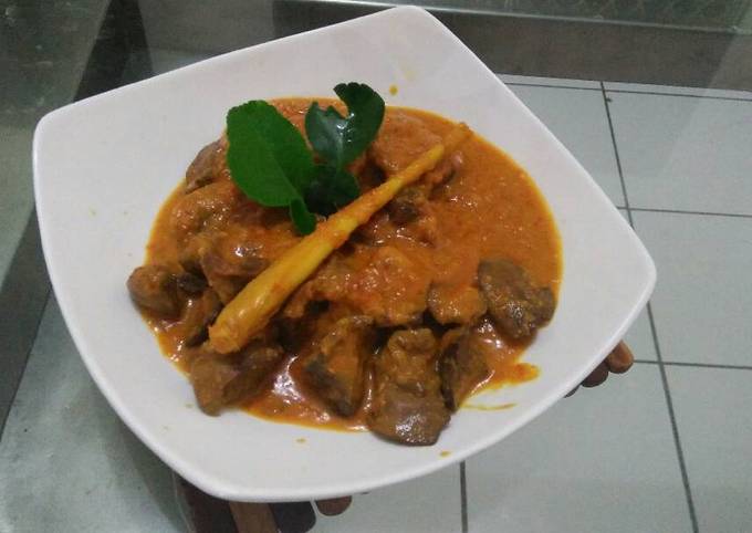 Cara Membuat Rendang hati rempela Ekonomis