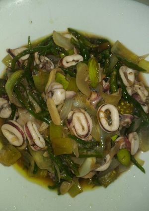 Foto resep Tumis cumi cabe ijo