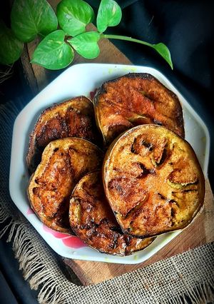 বেগুন ভাজি। রেসিপির প্রধান ছবি