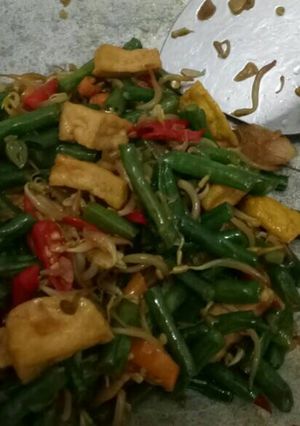 Foto resep Tumis toge kacang panjang tahu
