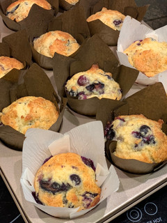 A picture of Healthy Blueberry Muffins.