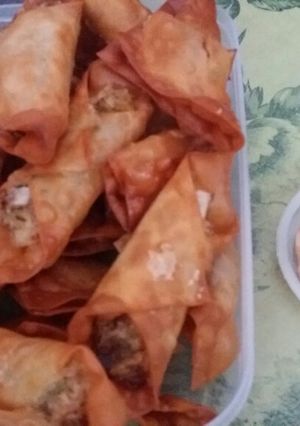 Foto resep Gorengan bakso sawi putih