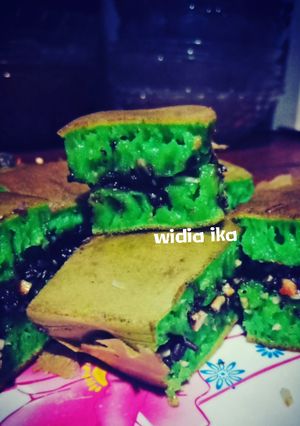 Foto resep Martabak Manis Pandan ala Teflon