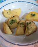 💛Papitas doradas con provenzal🧄
