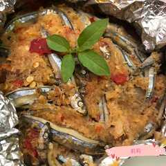 Bothok (pepes) teri segar রেসিপির প্রধান ছবি