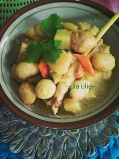 Foto resep Telur puyuh masak santan pedas