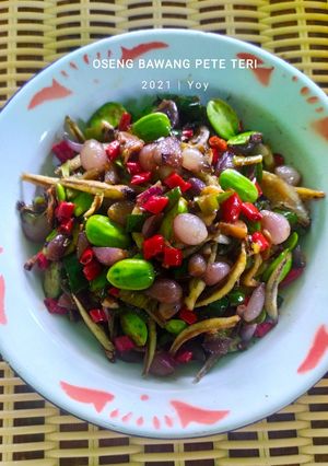 Foto resep Oseng bawang pete teri