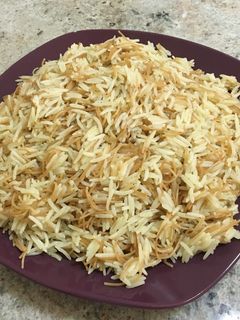 صورة لوصفة رز بالشعيرية