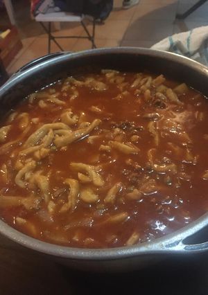 Una foto de Fideos caseros