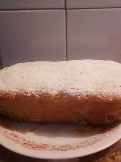 Una foto de Budín de durazno