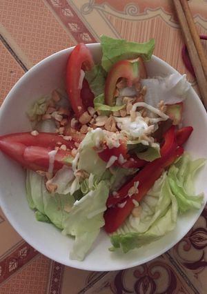 Hình của món Salad keto.