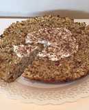 Torta de Avena, coco y manzana saludable