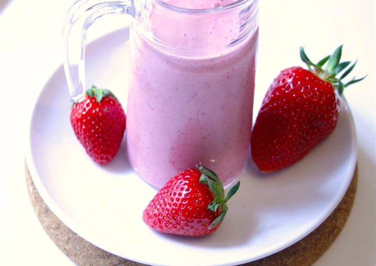 Comment Préparer Les Smoothie fraise~banane