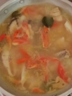 Foto resep Ikan kakap kuah kuning