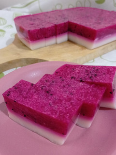 Foto resep Puding buah naga