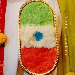 Tiranga (Tricolour) Payasam A picture of Tiranga (Tricolour) Payasam.