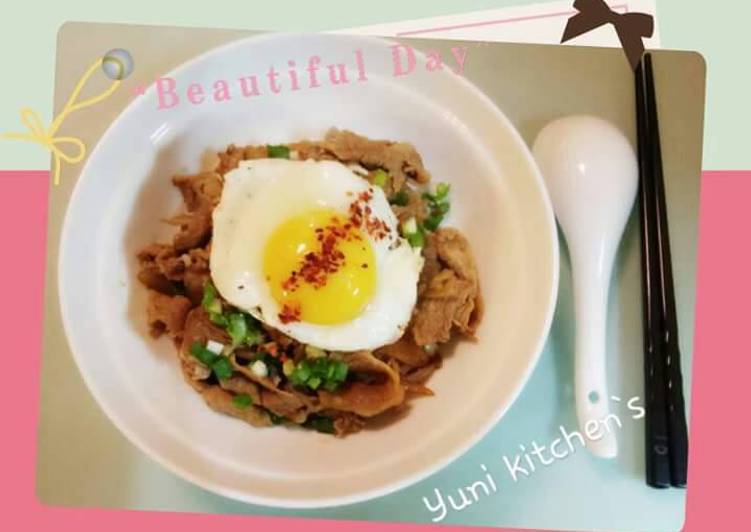 Beef Bowl(Gyudon) Ala Yoshinoya