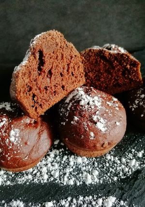 Foto principal de Magdalenas de plátano y cacao