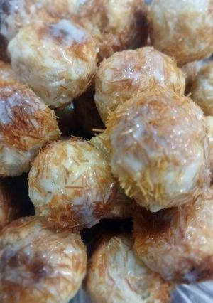 صورة لوصفة كرات البف باستري بالجبن