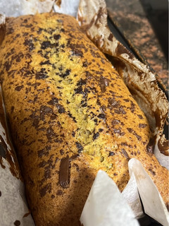 Foto principal de Budín de banana con dulce de lechee 🧡