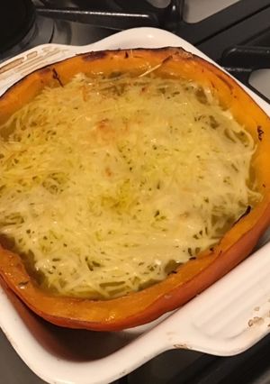 Une photo de Courge du Sénégal gratinée au four