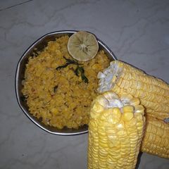 A picture of Corn poha.