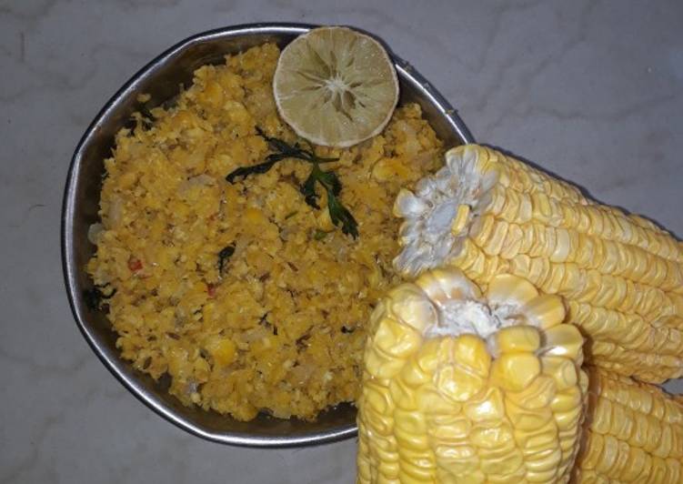 Simple Way to Make Homemade Corn poha