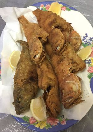 صورة لوصفة سمك مقلي