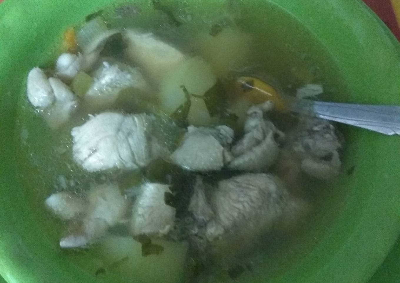 Sup ayam simple dan gurih