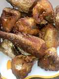 Fried croaker fish