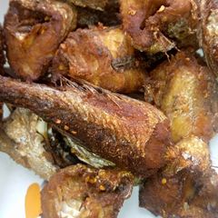 Fried croaker fish A picture of Fried croaker fish.