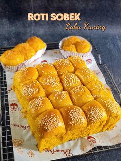 Foto resep Roti Sobek Labu Kuning