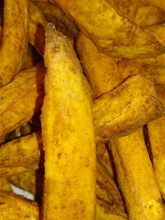 Easy Ways Prepare|Recipe} Air Fried Coriander Chunky Sweet Potato Chips the So Delicious , Tasty