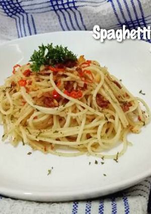 Foto resep Spaghetti Aglio Olio