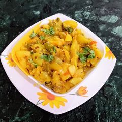 A picture of Bottlegourd Stew/ Lauki Stew.