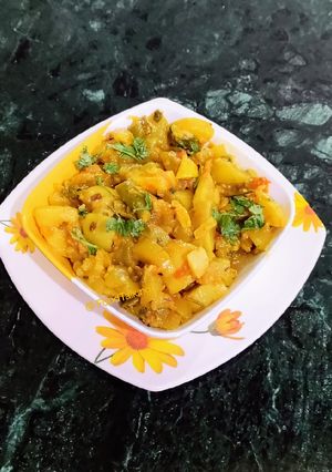 A picture of Bottlegourd Stew/ Lauki Stew.
