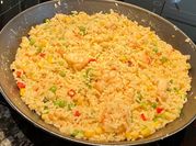 A picture of grain basmati rice