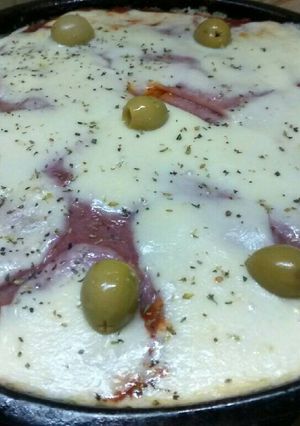 Una foto de Pizza de arroz tía Ade