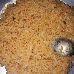 Boiled maggi A picture of Boiled maggi.