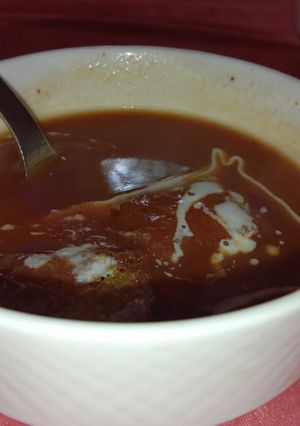 A picture of Tomato soup.