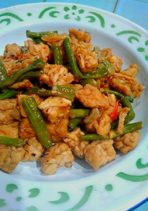 Foto resep Tumis kacang tahu tempe
