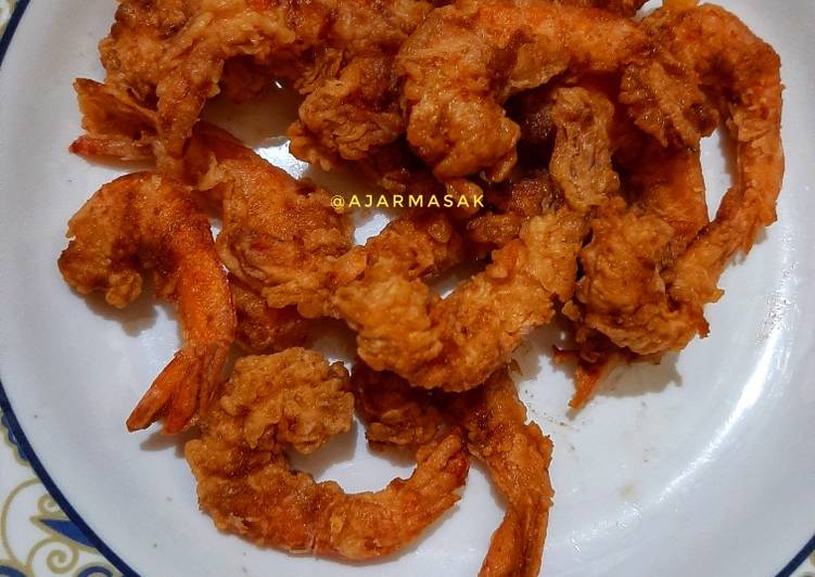 Bagaimana Membuat Udang goreng tepung Anti Gagal