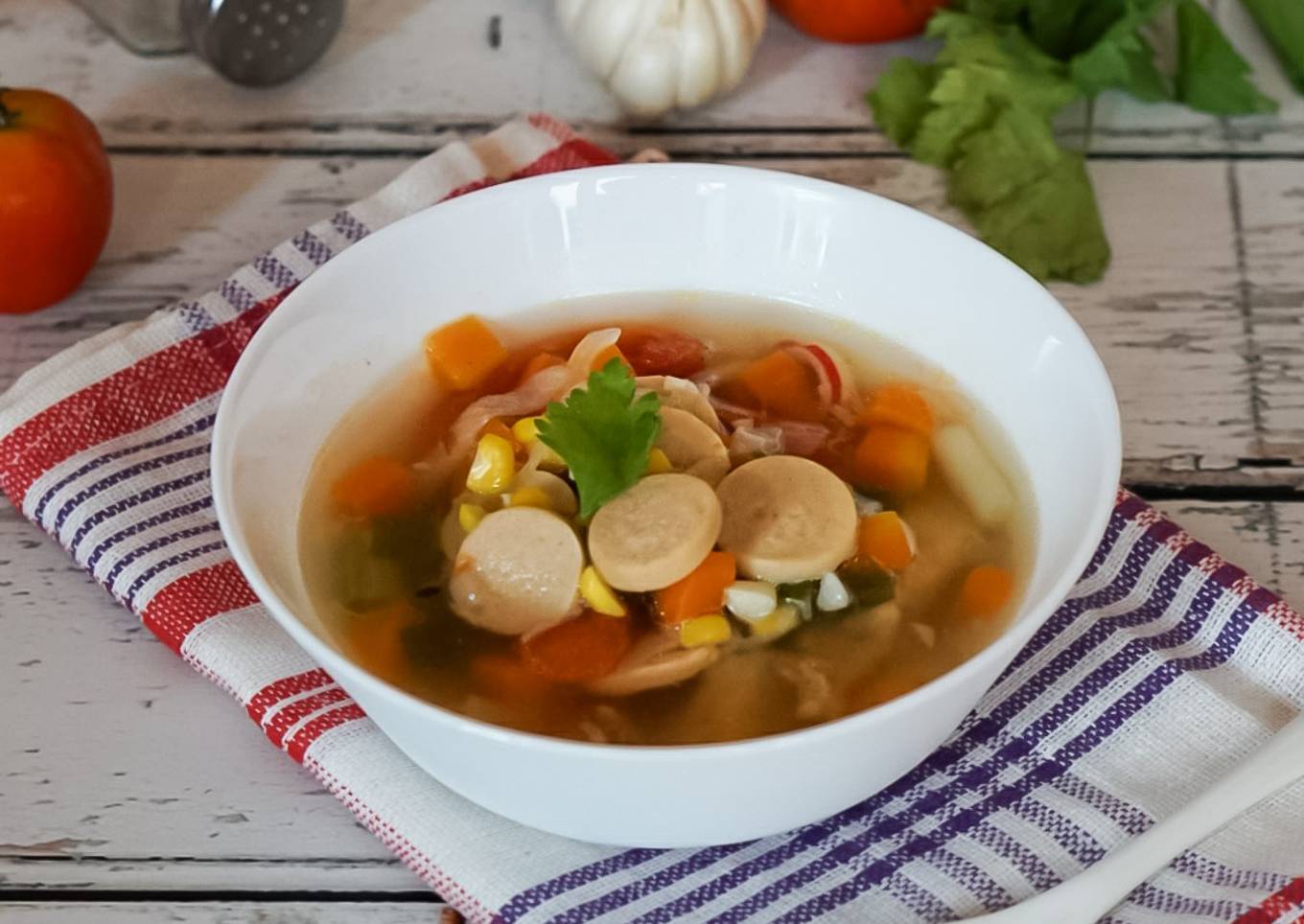 Sop ayam jagung