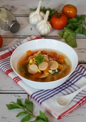 Foto resep Sop ayam jagung