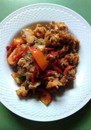 Foto resep Cumi goreng teriyaki