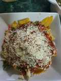 Tajadas de plátano con carne molida..